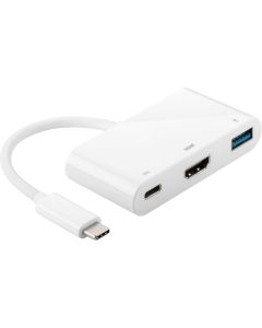 Microconnect USB3.1CCOM2 USB grafische adapter Wit
