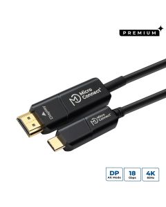 Microconnect USB3.1CHDMI10OP video kabel adapter 10 m USB Type-C HDMI Zwart