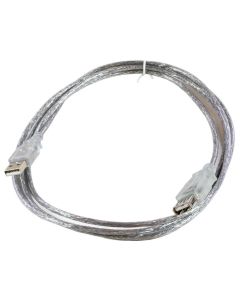Microconnect USBAAF2T USB-kabel USB 2.0 1,8 m USB A Transparant