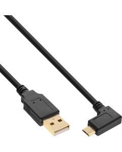 Microconnect USBABMICRO18ANG USB-kabel USB 2.0 1,8 m USB A Micro-USB B Zwart