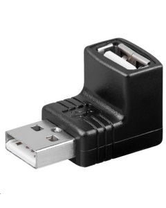 Microconnect USBAMAFA tussenstuk voor kabels USB A Zwart