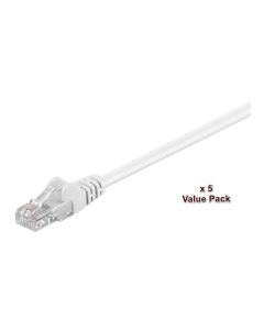 Microconnect V-UTP515WVP netwerkkabel Wit 15 m Cat5e U/UTP (UTP) Rond