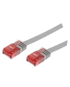 Microconnect V-UTP60025-FLAT netwerkkabel Grijs 0,25 m Cat6 U/UTP (UTP) Plat