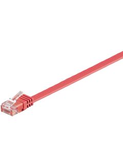 Microconnect V-UTP601R-FLAT netwerkkabel Rood 1 m Cat6 U/UTP (UTP) Plat