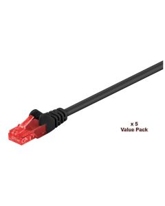 Microconnect V-UTP615SVP netwerkkabel Zwart 15 m Cat6 U/UTP (UTP) Rond