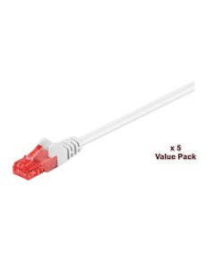 Microconnect V-UTP615WVP netwerkkabel Wit 15 m Cat6 U/UTP (UTP) Rond
