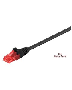 Microconnect V-UTP620SVP netwerkkabel Zwart 20 m Cat6 U/UTP (UTP) Rond