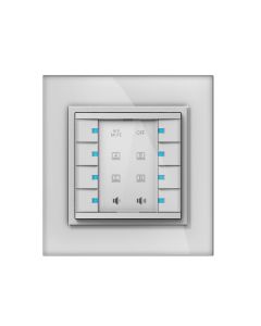 Vivolink VLCP8B drukknoppaneel Wit