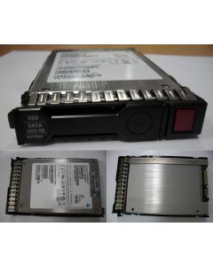 Hewlett Packard Enterprise 200GB Solid State Drive (SSD) - SATA interface, 3Gb/sec transfer rate, 2.5-inch small form factor (SFF), Multi-Level Cell (MLC), SmartDrive Carrier (SC)