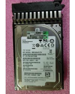 Hewlett Packard Enterprise 1TB SAS Drive - 12 Gb/s transfer rate, 7,200 RPM, 2.5-inch Small Form Factor (SFF), Midline, Dual Port (DP)