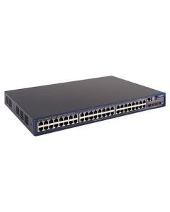 Hewlett Packard Enterprise 5500-48G - Gigabit Ethernet, RJ-45, 256MB SDRAM, 32MB flash, 3.2 µs, 192 Gbps, 4500g, Black