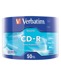 Verbatim CD-R Extra Protection 700 MB 52x 50 stuk(s)