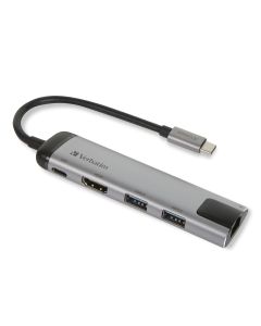 Verbatim USB-C-multipoort-hub USB 3.0 | HDMI | Gigabit-ethernet