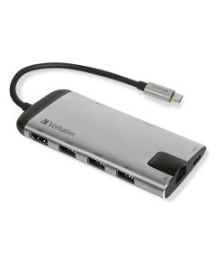 Verbatim USB-C-multipoort-hub USB 3.0 | HDMI | Gigabit-ethernet | SD/microSD