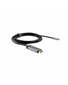 Verbatim 49144 video kabel adapter 1,5 m USB Type-C HDMI Zwart, Zilver