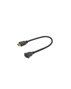 Vivolink PROHDMIHDFMWP HDMI kabel 0,2 m Zwart