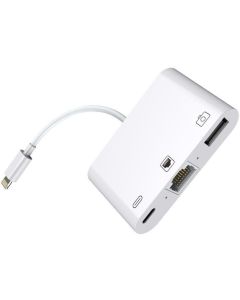 Microconnect LIGHT-HUB2 laptop dock & poortreplicator Wit