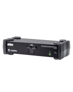 ATEN 2-poorts USB 3.0 4K HDMI KVMP™ Schakelaar met Audiomixer-modus