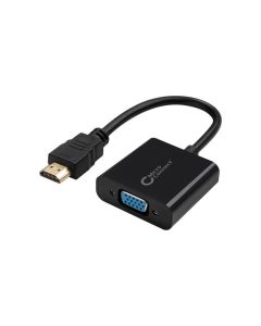 Microconnect HDMVGA1B video kabel adapter 0,15 m HDMI Type A (Standaard) VGA (D-Sub) Zwart