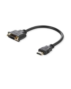 Microconnect HDMDVI15CM video kabel adapter 0,15 m HDMI Type A (Standaard) DVI-D Zwart