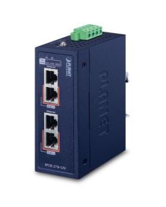 Planet 4x 2.5G/5G RJ-45, DIN, PoE, 12V, IP30, 41x70x115 mm