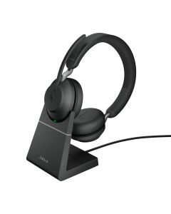 Jabra Evolve2 65 Headset Draadloos Hoofdband Kantoor/callcenter USB Type-C Bluetooth Oplaadhouder Zwart