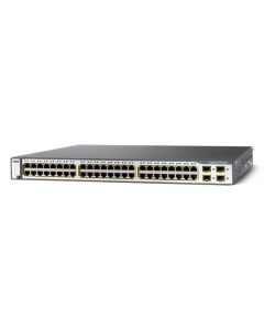 Cisco Catalyst 3750 48 10/100 ports & 4 SFP uplinks, PoE, SMI