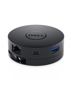 DELL DA300 Bedraad USB 3.2 Gen 2 (3.1 Gen 2) Type-C Zwart