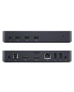 DELL 452-BBOQ laptop dock & poortreplicator Bedraad USB 3.2 Gen 1 (3.1 Gen 1) Type-A Zwart