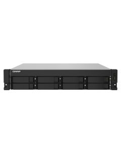 QNAP TS-832PXU-RP NAS Rack (2U) Annapurna Labs AL324 4 GB DDR4 0 TB QNAP Turbo System Zwart