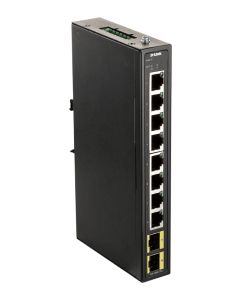 D-Link DIS-100G-10S netwerk-switch Unmanaged Gigabit Ethernet (10/100/1000) DIN-rail Zwart
