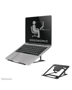 Neomounts NSLS085BLACK Laptopstandaard 10-17" - opvouwbaar - compact - universeel