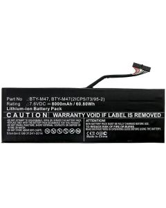 CoreParts MBXMSI-BA0009 laptop reserve-onderdeel Batterij