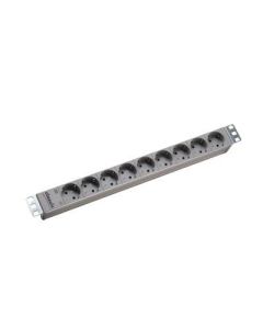 Bachmann 19" 1U 9xCEE7/3 power 2,0m CEE7/7