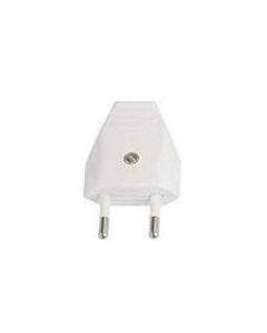 Bachmann Euro plug, 2.5 A, 250 V, White, w / screw terminal, unpacked