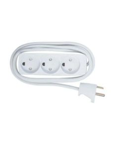 Microconnect GRU035WDK power uitbreiding 5 m 3 AC-uitgang(en) Binnen Wit