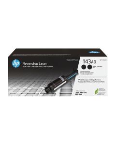 HP 143AD twee originele zwarte Neverstop-tonerbijvulkits