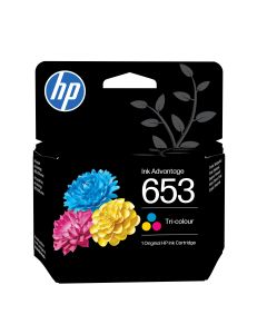 HP 653 originele Advantage drie-kleuren inktcartridge