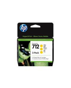 HP 712 29 ml inktcartridge voor DesignJet, geel, 3-pack