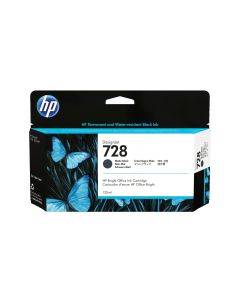 HP 728 DesignJet matzwarte inktcartridge, 130 ml