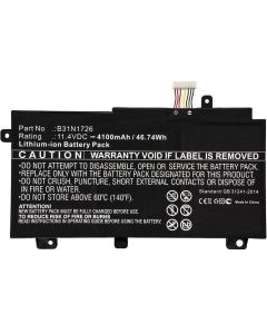 CoreParts MBXAS-BA0243 laptop reserve-onderdeel Batterij