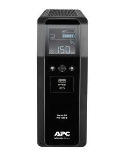 APC Back-UPS PRO BR1600SI - Noodstroomvoeding, 8x C13 uitgang, 2x USB charger (type A & C), 1600VA, USB dataport