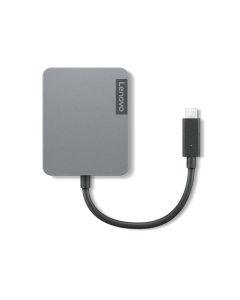 Lenovo 4X91A30366 laptop dock & poortreplicator Bedraad USB 2.0 Type-C Grijs