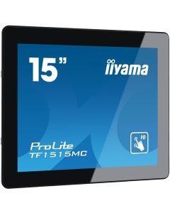 iiyama TF1515MC-B2 computer monitor 38,1 cm (15") 1024 x 768 Pixels XGA LED Touchscreen Zwart
