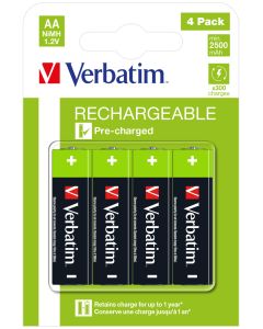 Verbatim 49517 huishoudelijke batterij Oplaadbare batterij AA Nikkel-Metaalhydride (NiMH)