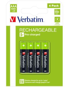 Verbatim 49514 huishoudelijke batterij Oplaadbare batterij AAA Nikkel-Metaalhydride (NiMH)