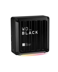 Western Digital Thunderbolt 3, 2 x Thunderbolt 3, DisplayPort, 2 x USB-C, 3 x USB-A, Audio In/Out, Gigabit Ethernet, 1 TB SSD, 119.89 x 119.89 x 55.12mm