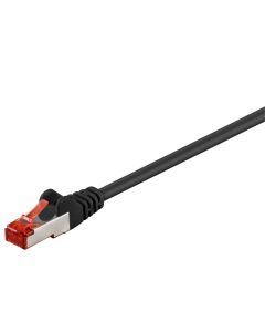 Microconnect STP625S netwerkkabel Zwart 25 m Cat6 F/UTP (FTP) Rond
