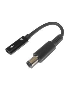 CoreParts MBXUSBC-CO0001 tussenstuk voor kabels USB C 7.4 x 5 mm Zwart