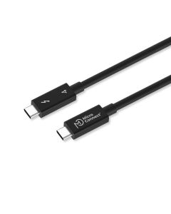 Microconnect TB4010 Thunderbolt-kabel 1 m 40 Gbit/s Zwart